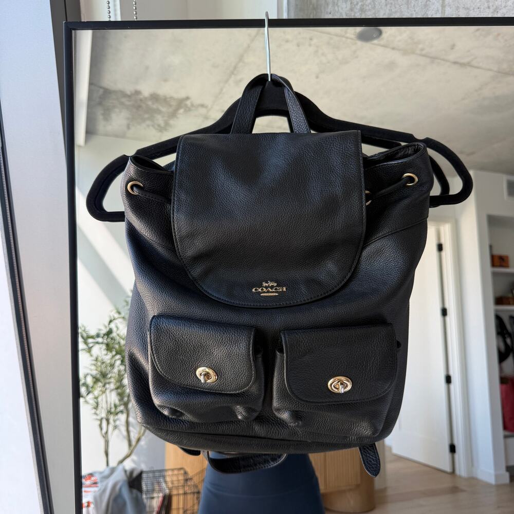 Coach Billie Leather Backpack - Picture 2 of 8
